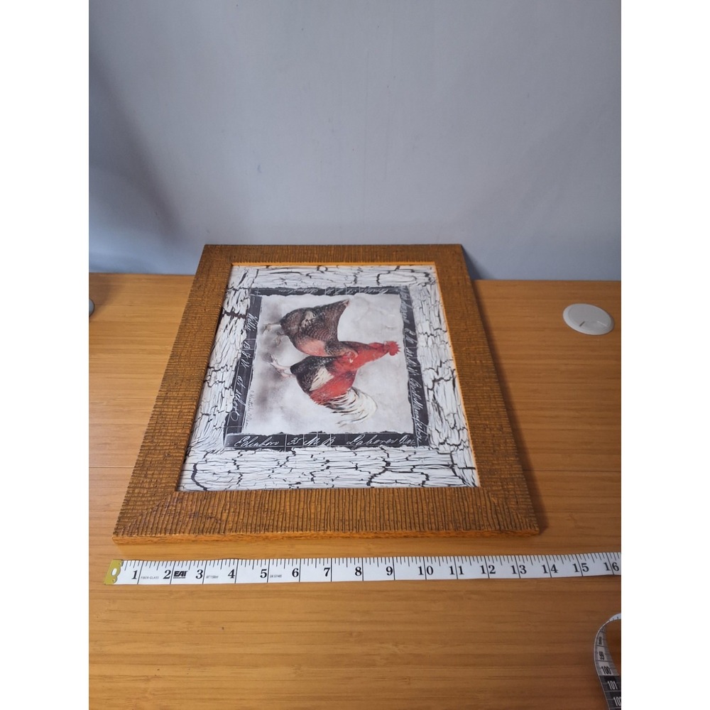 C. Winterle Olson "Fowl Play" Framed Art Print. Approx. 17"× 14" - Picture 4 of 5